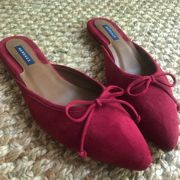 New: Margaux New York Ballet Mule in Suede. Handmade in Spain. Size 41 - Picture 2 of 12